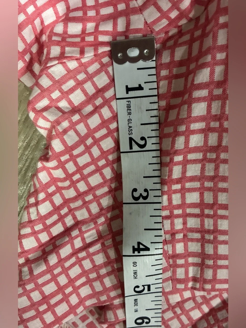 Banana Republic Pink White Geometric Print Shorts Women’s Size 14